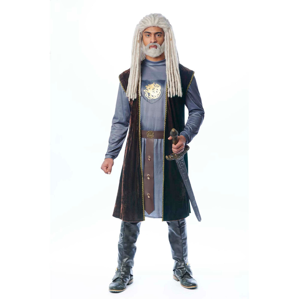 COSTUME CULTURE BY FRANCO Costumes Lord of the Sea Costume for Adults, Blue Tunic