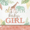 CREATIVE CONVERTING Baby Shower Safari Baby Girl Large Lunch Napkins, 16 Count 196504000773