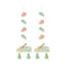 CREATIVE CONVERTING Baby Shower Safari Baby Hanging Cutouts, 2 Count 196504000834