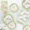 CREATIVE CONVERTING Baby Shower Safari Baby Large Round Lunch Paper Plates, 9 Inches, 8 Count 196504000742