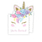 CREATIVE CONVERTING Baby Shower Unicorn Baby Party Invitations, 8 Count 039938688608