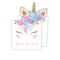 CREATIVE CONVERTING Baby Shower Unicorn Baby Party Invitations, 8 Count 039938688608