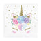 CREATIVE CONVERTING Baby Shower Unicorn Baby Small Beverage Napkins, 16 Count 039938679781