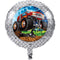 CREATIVE CONVERTING Balloons Monster Truck Rally Round Foil Balloon, 18 Inches, 1 Count 039938621933