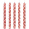 CREATIVE CONVERTING Cake Supplies Spiral Birthday Cake Candles, Metallic Rose Gold, 24 Count 039938728236