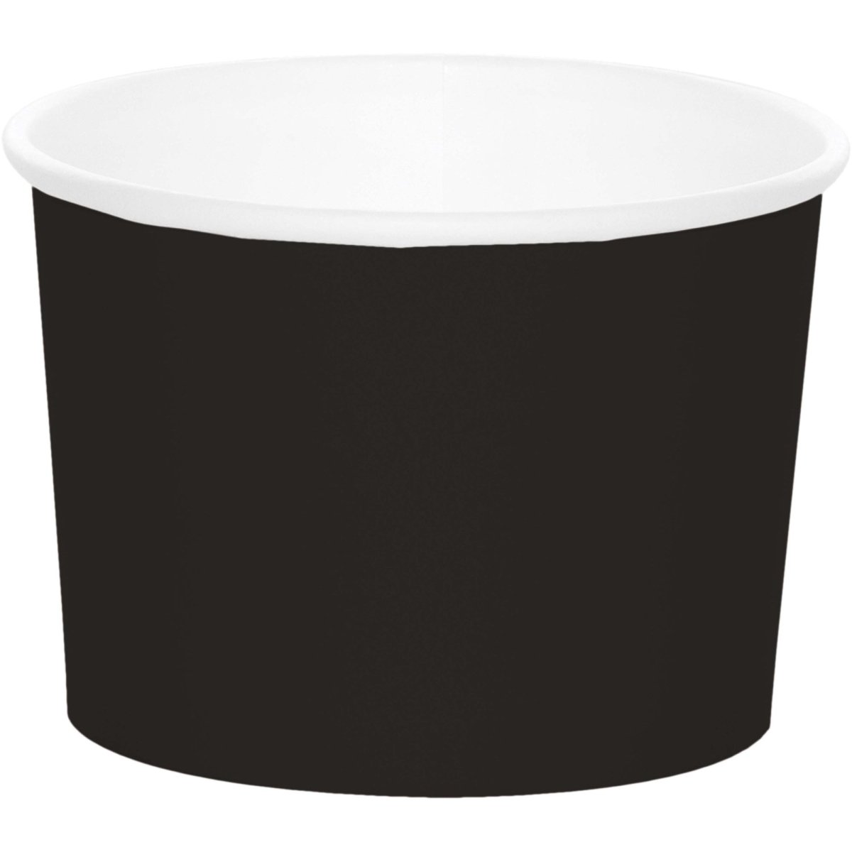CREATIVE CONVERTING Candy Bar Black Treat Cups, 9 Oz, 6 Count 039938760434