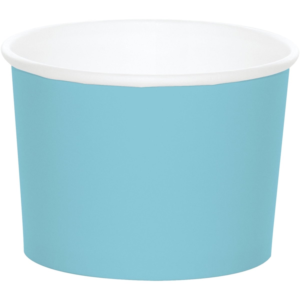 CREATIVE CONVERTING Candy Bar Powder Blue Treat Cups, 9 Oz, 6 Count 039938760458