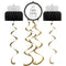 CREATIVE CONVERTING General Birthday Golden Wishes Birthday Hanging Decoration Kit, 1 Count 196504194304