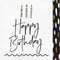 CREATIVE CONVERTING General Birthday Golden Wishes Birthday Large Lunch Napkins, 16 Count 196504194205