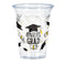 CREATIVE CONVERTING Graduation Congrats Grad Plastic Favour Cups, 16 Oz, 8 Count 196504139220