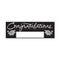 CREATIVE CONVERTING Graduation Fill-In Giant Graduation Banner, Black and Silver, 60 Inches, 1 Count 073525813844