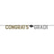 CREATIVE CONVERTING Graduation Grad Glamor "Congrats Grad!" Banner with Ribbon, 96 Inches, 1 Count 039938997489