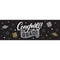 CREATIVE CONVERTING Graduation Grad Glamor "Congrats Grad!" Giant Party Banner, 20 x 60 Inches, 1 Count 039938997496