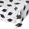 CREATIVE CONVERTING Graduation Grad Hats Rectangular Paper Table Cover, 54 x 96 Inches, 1 Count 196504147683
