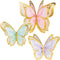 CREATIVE CONVERTING Kids Birthday Butterfly Shimmer Birthday 3D Table Centerpieces, 3 Count 039938861483