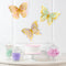 CREATIVE CONVERTING Kids Birthday Butterfly Shimmer Birthday 3D Wall Decoration, 3 Count 039938861490