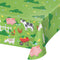 CREATIVE CONVERTING Kids Birthday Farm Animals Birthday Rectangular Paper Table Cover, 54 x 102 Inches, 1 Count 039938981877
