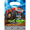 CREATIVE CONVERTING Kids Birthday Monster Truck Rally Birthday Favour Bags, 8 Count 039938621728