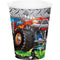 CREATIVE CONVERTING Kids Birthday Monster Truck Rally Birthday Paper Cups, 9 Oz, 8 Count 039938621452