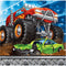 CREATIVE CONVERTING Kids Birthday Monster Truck Rally Birthday Small Beverage Napkins, 16 Count 039938618070