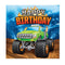 CREATIVE CONVERTING Kids Birthday Monster Truck Rally Happy Birthday Large Lunch Napkins, 16 Count 039938618063