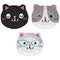 CREATIVE CONVERTING Kids Birthday Purr-fect Party Large Lunch Paper Plates, 9 inches, 8 Count 039938467791