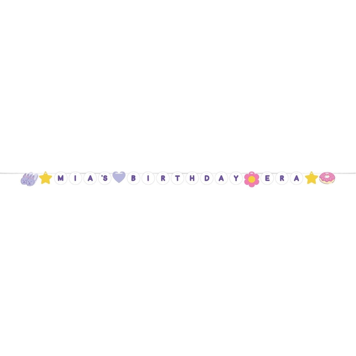 CREATIVE CONVERTING Kids Birthday Sweet Dreams Birthday Banner, 96 Inches, 1 Count 196504193666