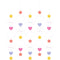 CREATIVE CONVERTING Kids Birthday Sweet Dreams Birthday Hanging Cutouts, 5 Count 196504193642