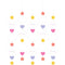 CREATIVE CONVERTING Kids Birthday Sweet Dreams Birthday Hanging Cutouts, 5 Count 196504193642
