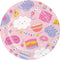 CREATIVE CONVERTING Kids Birthday Sweet Dreams Birthday Large Round Lunch Paper Plates, 9 Inches, 8 Count 196504193505