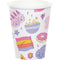CREATIVE CONVERTING Kids Birthday Sweet Dreams Birthday Paper Cups, 9 Oz, 8 Count 196504193604