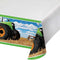 CREATIVE CONVERTING Kids Birthday Tractor Time Birthday Rectangular Plastic Table Cover, 54 x 102 Inches, 1 Count