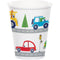 CREATIVE CONVERTING Kids Birthday Transportation Time Paper Cups, 9 Oz, 8 Count 196504000681