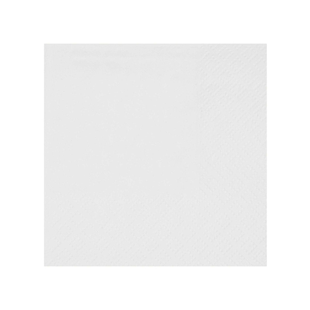 SANTEX Everyday Entertaining White Small Beverage Napkins, 25 Count