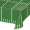 CREATIVE CONVERTING Superbowl Football Field Rectangular Plastic Table Cover, 54 x 108 Inches, 1 Count 039938721626