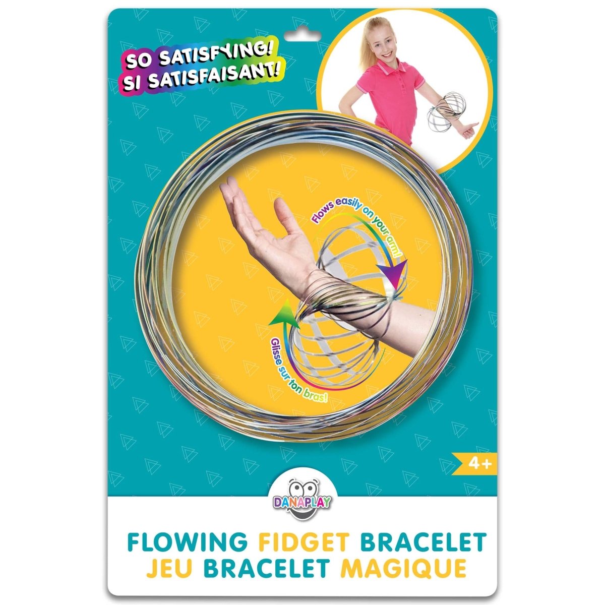 Jouet - Bracelet Magique - Anneaux Spinner Bras - Kinetic Science - Accessoire de Danse Cool - Jeux - Jouets