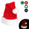 DANSON DECOR Christmas Christmas Light-Up Red Plush Santa Hat, 1 Count 062615802486