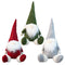 DANSON DECOR Christmas Fabric Sitting Santa Gnome, 11 Inches, Assortment, 1 Count