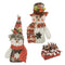 DANSON DECOR Christmas Fabric Snowman, 6 Inches, Assortment, 1 Count