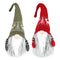 DANSON DECOR Christmas Fabric Standing Santa Gnome, 17 Inches, Assortment, 1 Count