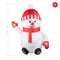 DANSON DECOR Christmas Light-Up Waving Inflatable Snowman, 48 Inches, 1 Count