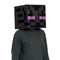 DISGUISE (TOY-SPORT) Costume Accessories Enderman Block Head Mask for Kids, Minecraft 192995062009