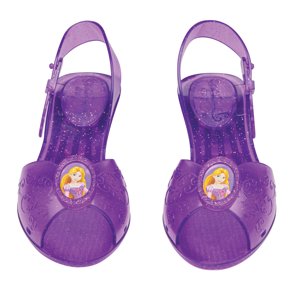 DISGUISE (TOY-SPORT) Costume Accessories Rapunzel Purple Jelly Shoes for Kids, Disney 192995079113