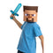 DISGUISE (TOY-SPORT) Costume Accessories Steve Costume Kit for Kids, Minecraft 192995155602