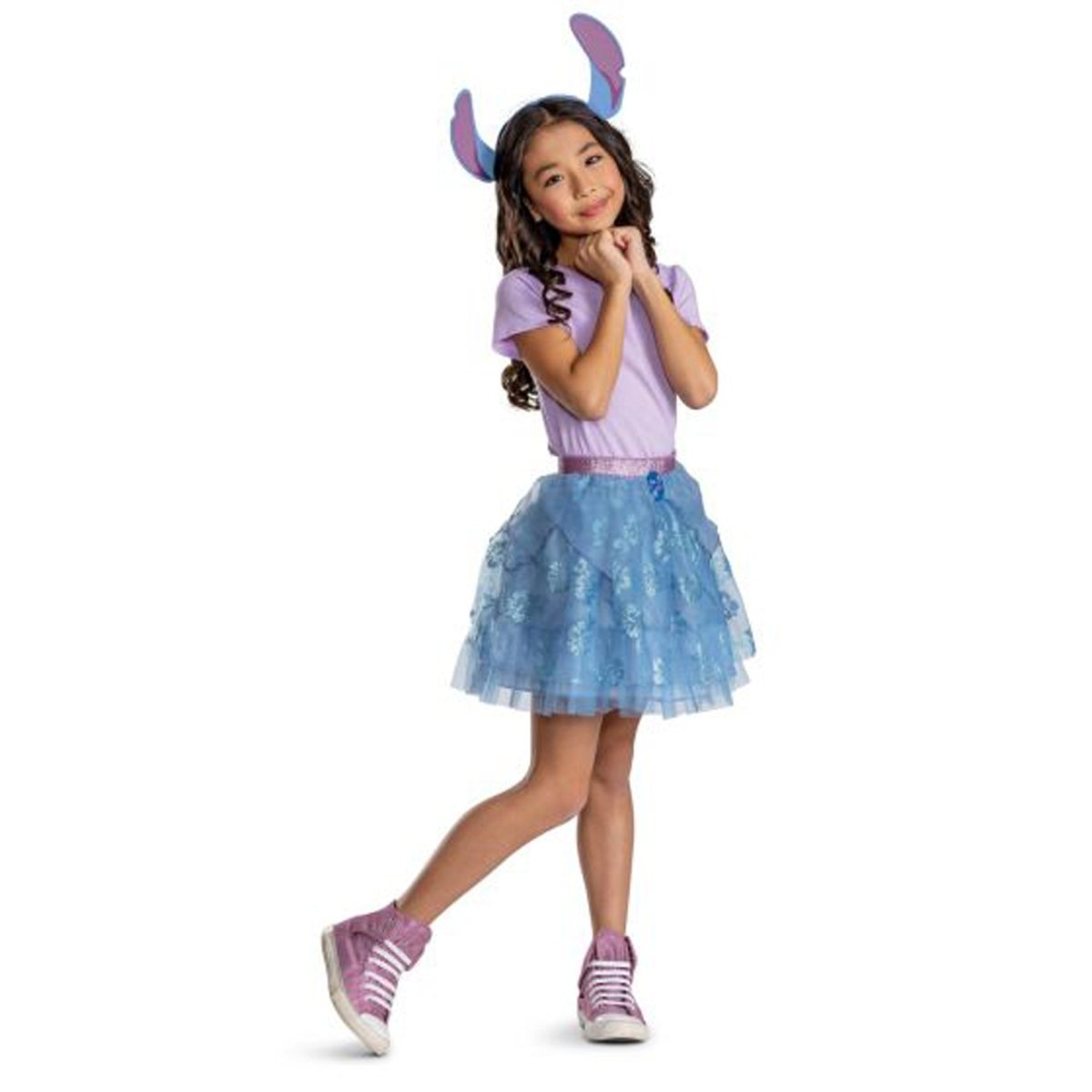 DISGUISE (TOY-SPORT) Costume Accessories Stitch Accessory Kit for Kids, Disney, Tutu and Headband 192995172937