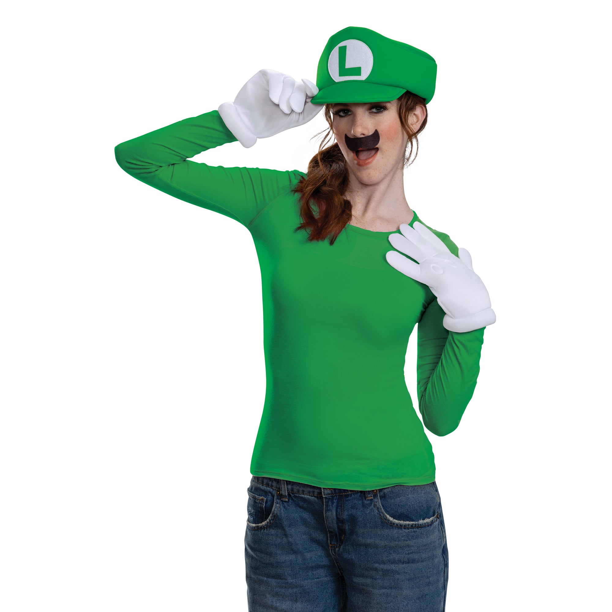 Nintendo Super Mario Brothers Luigi Classic Adult Green Nintendo Super Mario Brothers Luigi Classic Adult Green