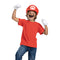 DISGUISE (TOY-SPORT) Costume Accessories Super Mario Bros Mario Elevated Classic Accessory Kit for Kids, Nintendo 192995187269