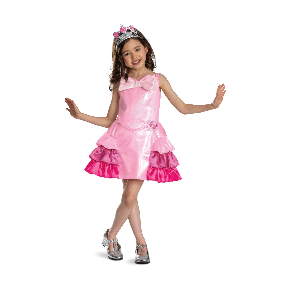 DISGUISE (TOY-SPORT) Costumes Bianca Bubblegum Classic Costume for Kids, Yummiland, Dress and Tiara