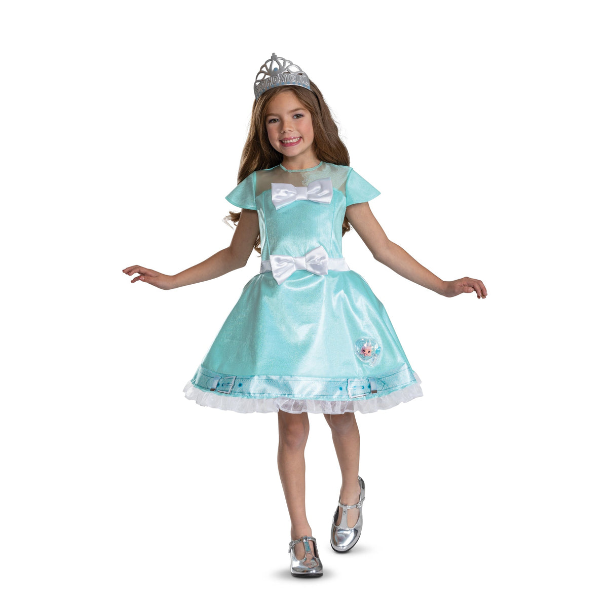 DISGUISE (TOY-SPORT) Costumes Callie Birthday Cake Classic Costume for Kids, Yummiland, Dress and Tiara