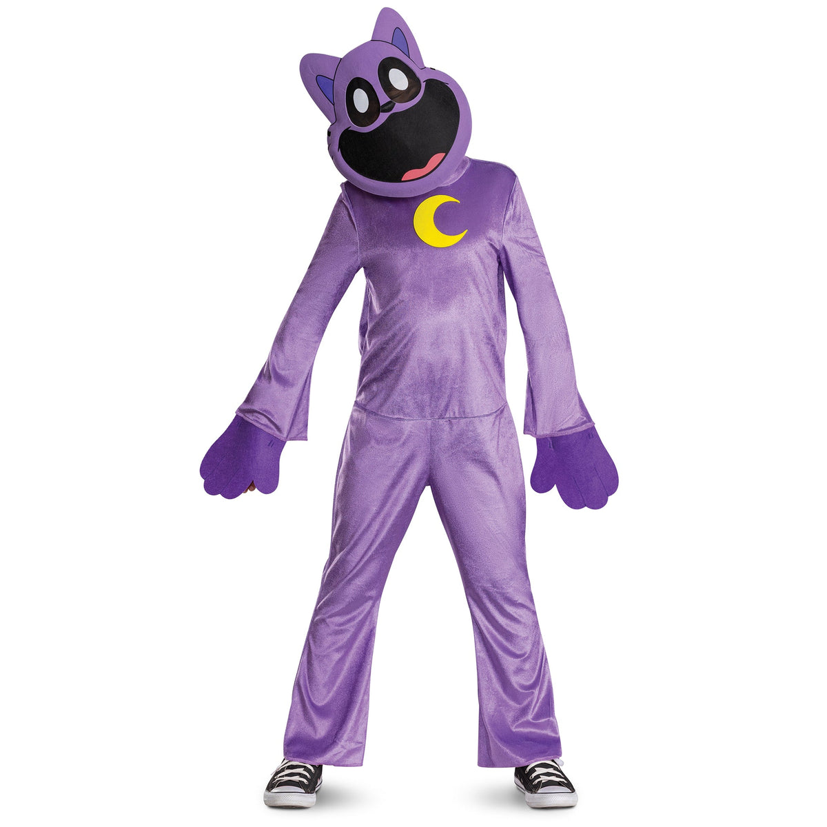 DISGUISE (TOY-SPORT) Costumes Catnap Classic Costume for Kids, Poppy Playtime, Jumpsuit with Hands and Mask
